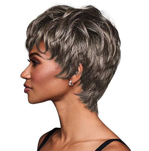 HAIRUWEAR KIM KIMBLE JADA SHORT LAYERED BOYCUT WIG, CAP MC119 23SS SWEET CREAM - Brand New