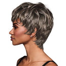 HAIRUWEAR KIM KIMBLE JADA SHORT LAYERED BOYCUT WIG AVERAGE CAP - SWEET CREAM - Like New