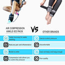 The Coldest Water Ankle Ice Pack Ice Wrap Cold Gel Pack Air Compression - BLACK - Like New