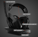 ASTRO Gaming A50 Wireless Headset with Base Station Gen 4 Black A00085 Like New