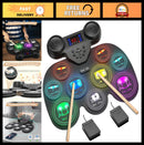 SHENZHENSHI GUANGZHIHONG TECHNOLOGY ELECTRIC DRUM SET 7 LED LIGHT - BLACK - Like New