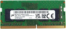 MICRON 8GB 1RX16 DDR4 SODIMM PC4-25600 3200MHZ CL22 MEMORY - GREEN - Like New