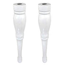 Kingston Brass VPB136P Imperial Ceramic Console Pedestal 2 pcs/Set - White - Brand New