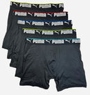 PUMA MEN'S 5 PACK PERFORMANCE BOXER BRIEFS - SIZE: MEN L (36-38) - MULTICOLOR - Like New
