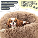 inspaws Calming Dog Bed for Medium Large Dogs, Washable 31" B0CPY1XBL6 - Brown - Brand New