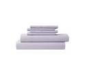 BIBB HOME BAMBOO 6-PIECE LUXURY SHEET SET - QUEEN - LILAC - LIGHT PURPLE - Like New