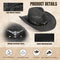 SIMPLICITY NEW WESTERN STYLE CLASSIC COWBOY STRAW HAT BLACK SIZE:OS - Like New