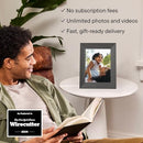 AURA MASON WIFI DIGITAL PICTURE FRAME WIRECUTTER'S BEST DIGITAL FRAME - BLACK - Brand New