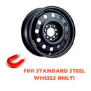 OxGord 16" Silver Bolt-On Hubcaps 10 Spoke 2007-2012 Nissan Sentra Wheel Covers - Brand New