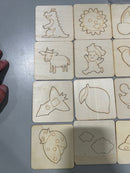 GENERIC 20 PIECE RANDOM DRAWING BOARD SET FOR KIDS - PLAIN - Like New
