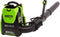 Greenworks 80V 180 MPH/610 CFM Cordless Brushless Blower Tool BPB80L00 - Green Like New