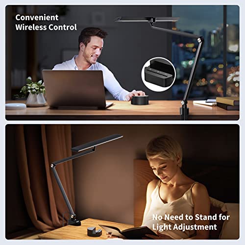 KARY REMOTE CONTROL CLAMP LAMP - SILVER - Like New