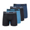 PFA23M151776 PUMA MEN 4 PACK ACTIVE STRETCH BOXER BRIEFS BLUE COMBO SIZE L - Like New