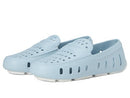 FLOAFERS TODDLERS WATERPROOF PRODIGY DRIVER SHOES - POWDER BLUE/WHITE - SIZE:10 - Brand New