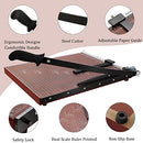 COOCHEER A3 Professional Paper Cutter, Handle Length: 550 Mm - Black/Brown - Like New