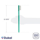 DUKAL FAST BRUSH PRE-PASTED DISPOSABLE TOOTHBRUSHES (BOX OF 100) - MULTICOLOR - Brand New
