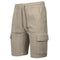 GALAXY BY HARVIC 2XL TAN KHAKKI SHORTS STRETCH WITH CARGO POCKETS MSSCS-01KK - Brand New