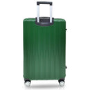 TUCCI ITALY BARATRO 3-PC EXPANDABLE HARDSIDE SPINNER SET 20/24/28 - ARMY GREEN - Like New
