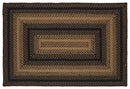 IHF Home Decor | Ebony Premium Braided Collection | 4'x6' Oval - Brand New
