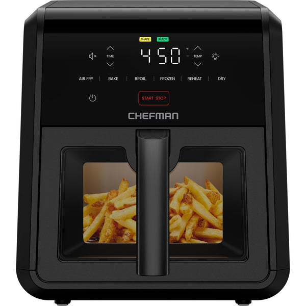 Chefman Air Fryer TurboFry 7-Qt, 6-in-1 High-Powered 450°F Cooking for RJ38-7TW - Like New