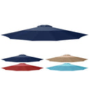 SIMPLE DELUXE STORE 9' PATIO UMBRELLA REPLACEMENT CANOPY ONLY OUTDOOR - BLUE - Like New