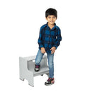 MELISSA & DOUG KIDS FURNITURE WOODEN STEP STOOL - GRAY - Brand New