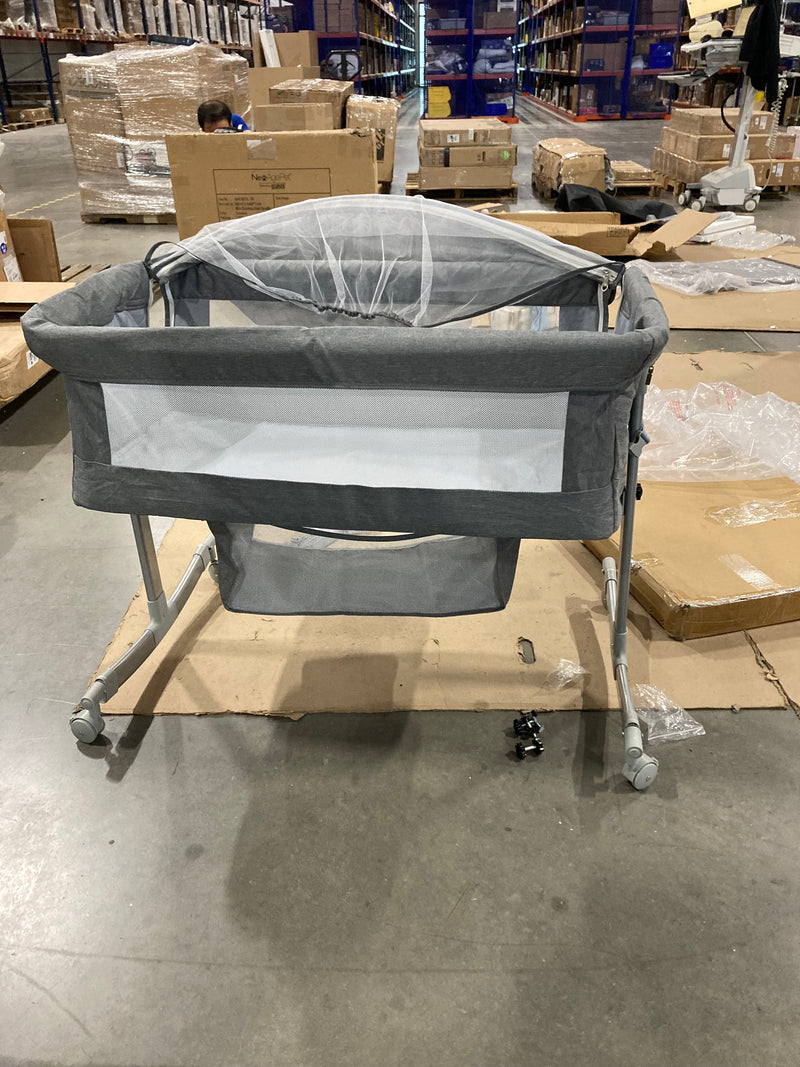 GENERIC NEWBORN BASSINET - GRAY - Like New