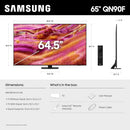 SAMSUNG 65" NEO QLED 4K QN90F TV QN65QN90FAFXZA - BLACK - Like New
