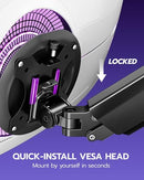 ARES WING SINGLE MONITOR MOUNT ULTRAWIDE MONITOR ARM GDT1009PBK - BLACK - Like New