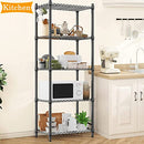 5 Tier Shelves Storage, Wire Shelf Unit, Standing Adjustable Metal Shelves - Like New