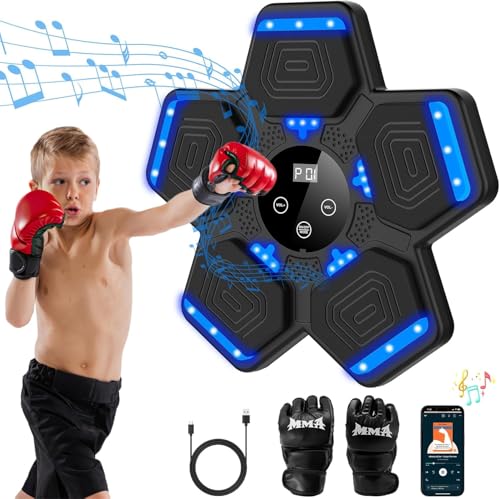 LOLOBOX 2025 MUSIC BOXING MACHINE ADULTS KIDS SMART BLUETOOTH - BLACK - Like New