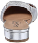 LIFESTRIDE WOMEN'S CLAIRE SLINGBACK BALLET FLATS - WOMEN 6 - SILVER - Like New