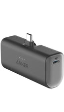 ANKER NANO POWER BANK 5,000MAH CHARGER 22.5W FOR IPHONE 16/15 SERIES - BLACK - Brand New