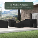 COVERMATES ULTIMA OUTDOOR SOFA COVER 88"W x 40"D x 36" H ALL SEASON BLACK - Like New