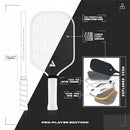 JOOLA PERSEUS 16MM MOD TA-15 PRO PLAYER EDITION JP-17161-TA-15 - BLACK/WHITE - Like New