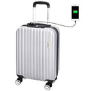 DON PEREGRINO Carry on Luggage 20 Inch Suitcase B07HKRDNM3 - Black - Like New