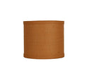 Urbanest Classic Drum Burlap Lampshade 10x10 inch B01AKAY7B2 - Tangerine - Brand New