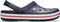 CROCS UNISEX CLASSIC GRPAHIC CLOGS MEN 10 WOM 12 (UK/AU M9 W10) - NAVY - Like New