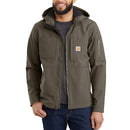 OJ3829 CARHARTT RAIN DEFENDER MIDWEIGHT SOFTSWHELL HOODED JACKET MEN TARMAC S - Brand New