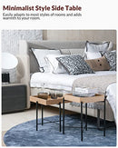 STARWAY End Tables Set of 2 Wood Modern Coffee Nesting Table Night B09Z35QCLK - Brand New