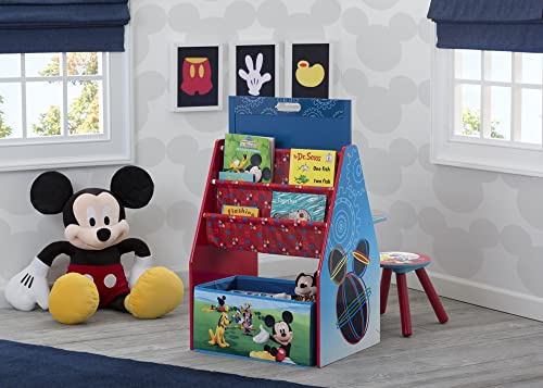 DELTA CHILDREN EASEL PLAY STATION DISNEY MICKEY MOUSE TE87598MM - RED/BLUE - Like New