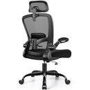 FELIXKING ERGONOMIC OFFICE CHAIR HEADREST DESK CHAIR HIGH BACK - LIGHT BLUE - Like New