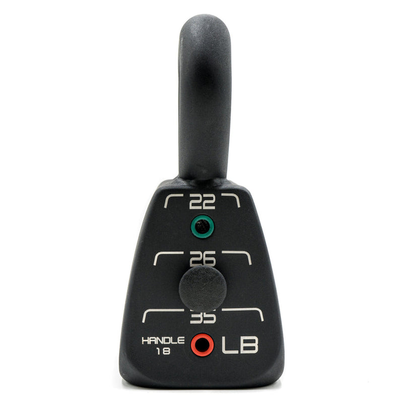 POWERBLOCK PRO ADJUSTABLE KETTLEBELL 18-35 LB - BLACK - Like New