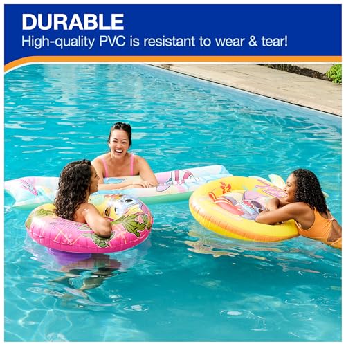 SWIMWAYS DISNEY STITCH OVERSIZED POOL FLOAT, TEENS, ADULTS, STITCH POOL FLOAT - Like New