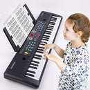 M SANMERSEN Piano for Kids Keyboard 61 Keys Microphone/ LED Display B09DY9BL1S - Brand New