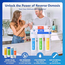 EXPRESS WATER RO5DX, 5-STAGE UNDER SINK REVERSE OSMOSIS SYSTEM, 50 GPD - MULTI - Brand New