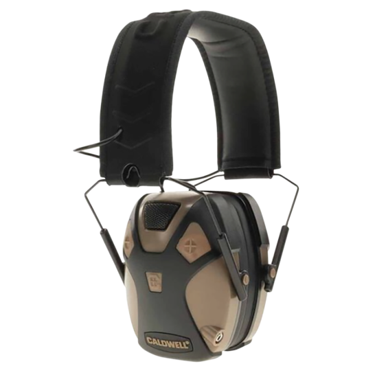 BOG-POD DEATHGRIP 9"-59" ALUMINUM TRIPOD, BLACK W/ E-MAX PRO EARMUFFS, FDE,BLACK - Like New