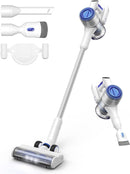 SHUNZAO S9 Cordless Vacuum Cleaner 320W Powerful Stick Vacuum - White, Blue Like New