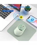 3P EXPERTS 2.4G+BLUETOOTH DUAL-MODE WIRELESS MOUSE - GREEN - Like New