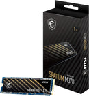 MSI SPATIUM M370 NVMe 1TB SSD SM370N1TB M.2 Internal PCIe - Black - Like New